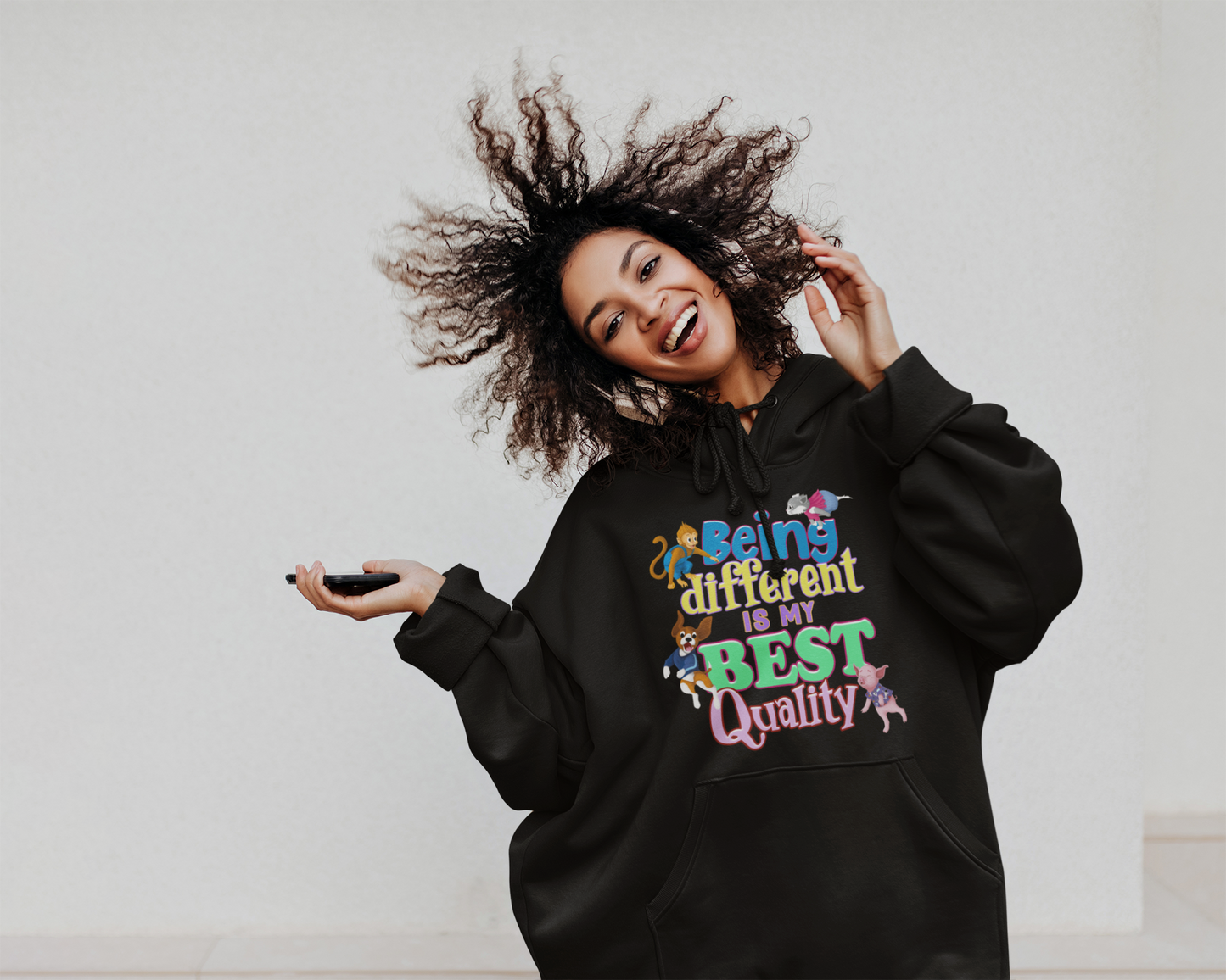 "Being Different..." Adult Hoodie
