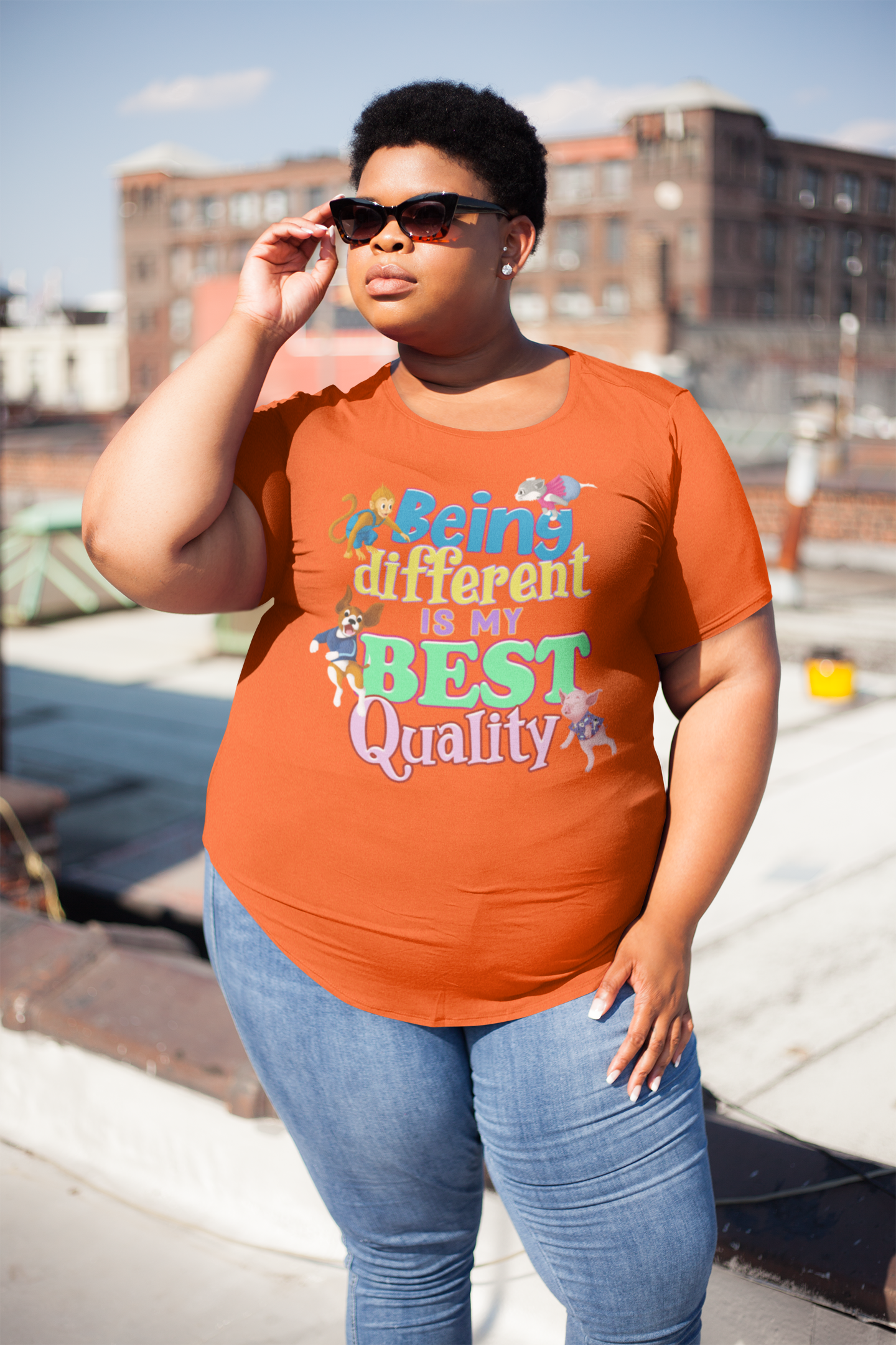 "Being Different..." Adult T-Shirt