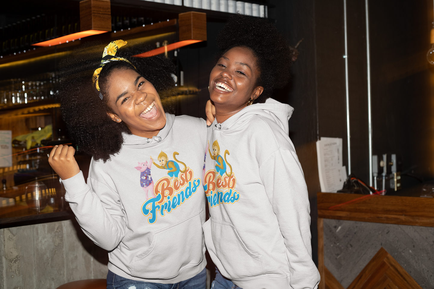 "Best Friends" Adult Hoodie