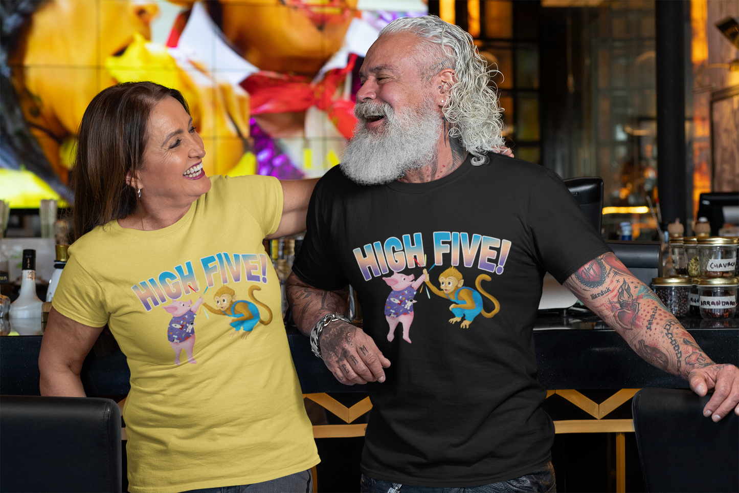 "High Five" Adult T-Shirt