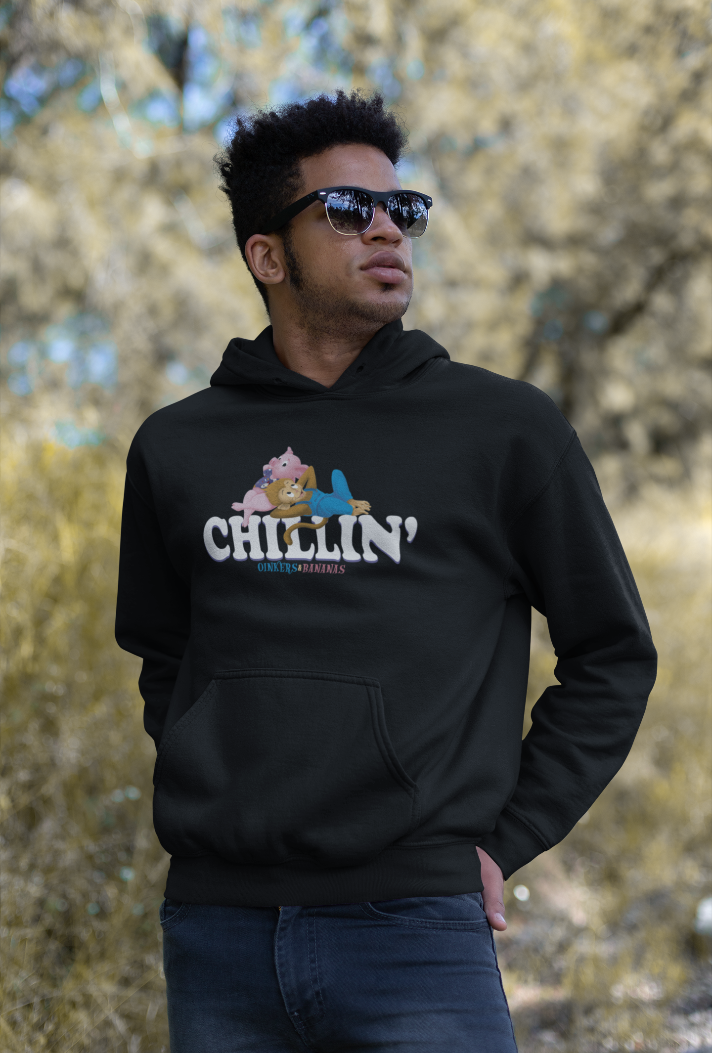"Chillin'" Adult Hoodie