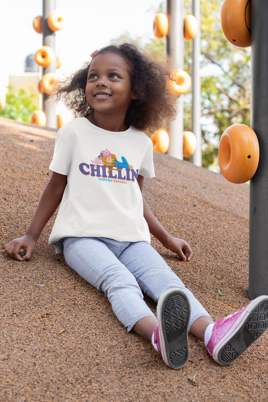 "Chillin" Oinkers & Bananas Kids T-shirt
