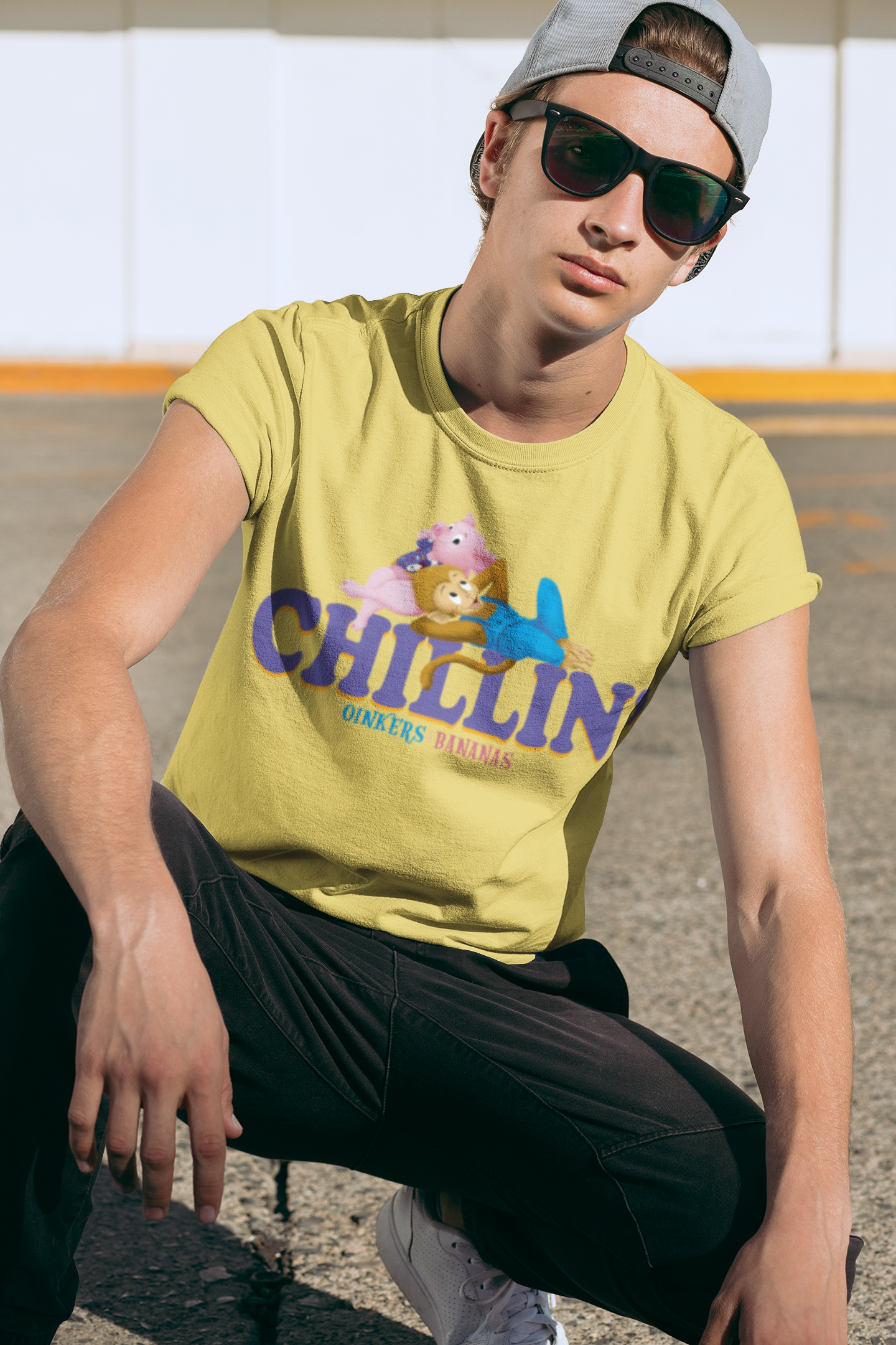 "Chillin"  Adult T-Shirt