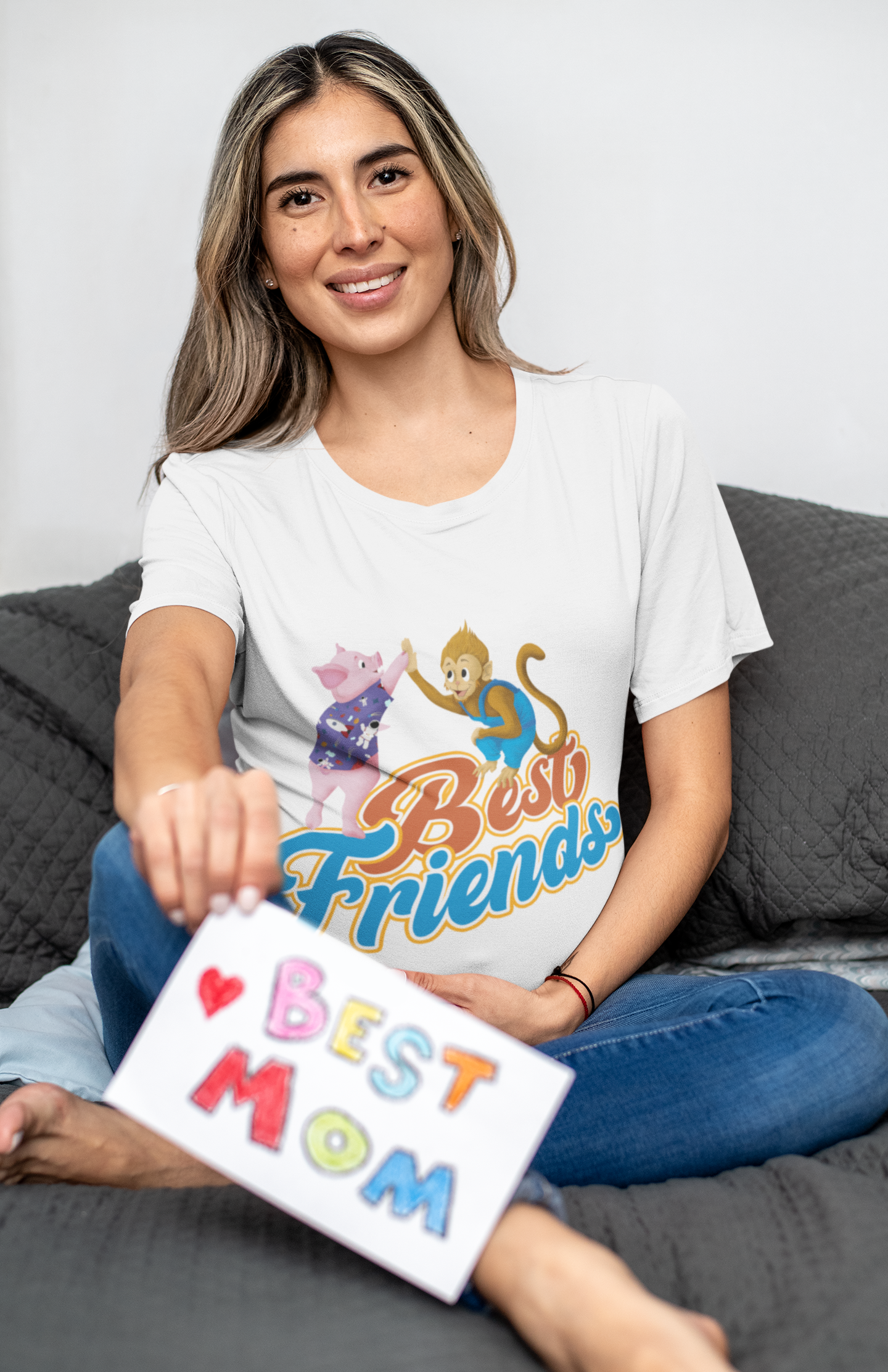 "Best Friends"  Adult T-Shirt